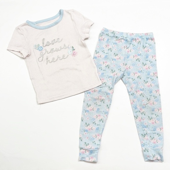 Tahari Girl toddler girls floral print pajama set - Picture 1 of 3